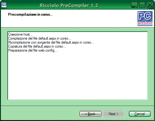Altra immagine del precompiler